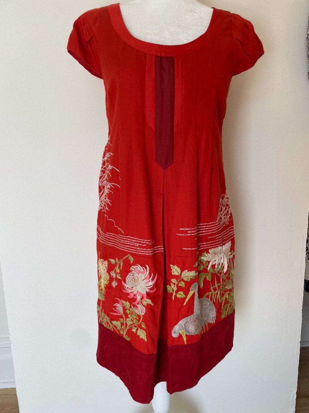 Anthropologie Floreat dress with Embroidery